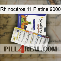Rhinocéros 11 Platine 9000 11